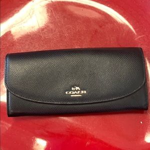 Coach wallet black & brown